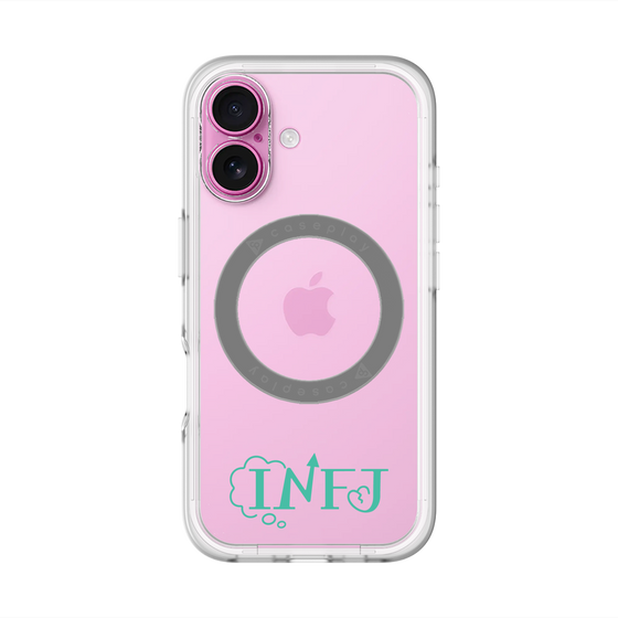 スリムプロテクションプレミアムケース with MagSafe［ オリジナル - INFJ 提唱者 - アルファベット ］