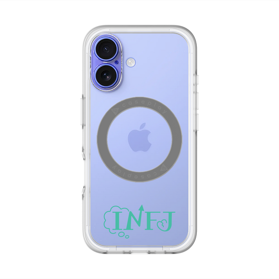 スリムプロテクションプレミアムケース with MagSafe［ オリジナル - INFJ 提唱者 - アルファベット ］