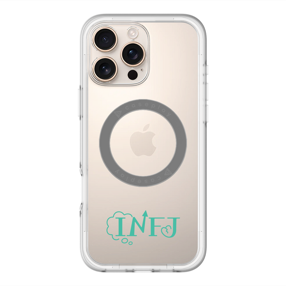 スリムプロテクションプレミアムケース with MagSafe［ オリジナル - INFJ 提唱者 - アルファベット ］