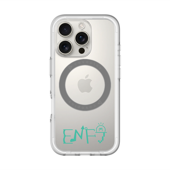 スリムプロテクションプレミアムケース with MagSafe［ オリジナル - ENFJ 主人公 - アルファベット ］