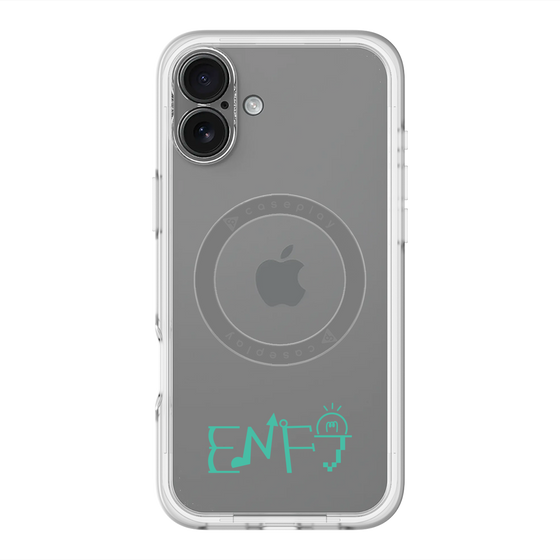 スリムプロテクションプレミアムケース with MagSafe［ オリジナル - ENFJ 主人公 - アルファベット ］