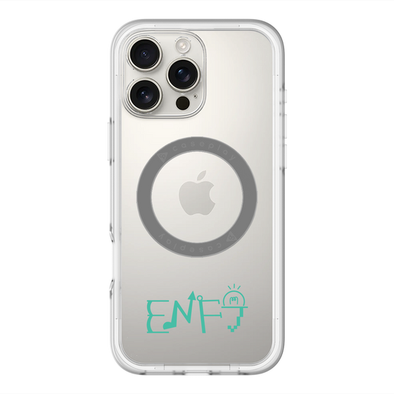 スリムプロテクションプレミアムケース with MagSafe［ オリジナル - ENFJ 主人公 - アルファベット ］