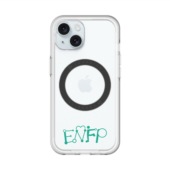 スリムプロテクションプレミアムケース with MagSafe［ オリジナル - ENFP 運動家 - アルファベット ］