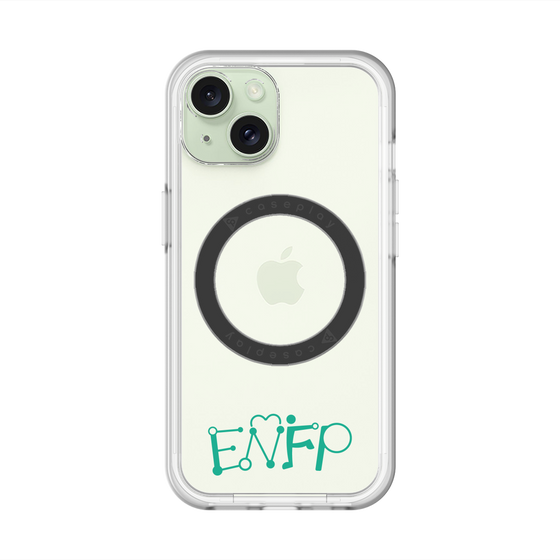 スリムプロテクションプレミアムケース with MagSafe［ オリジナル - ENFP 運動家 - アルファベット ］