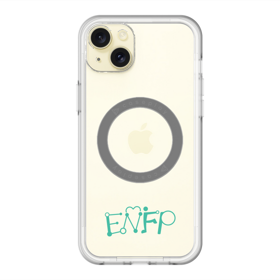 スリムプロテクションプレミアムケース with MagSafe［ オリジナル - ENFP 運動家 - アルファベット ］