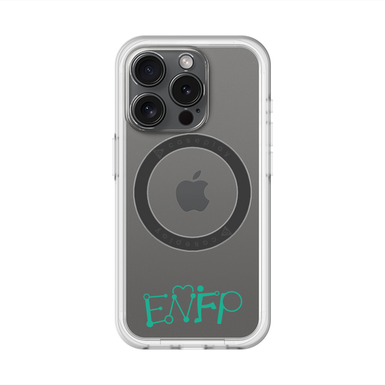 スリムプロテクションプレミアムケース with MagSafe［ オリジナル - ENFP 運動家 - アルファベット ］
