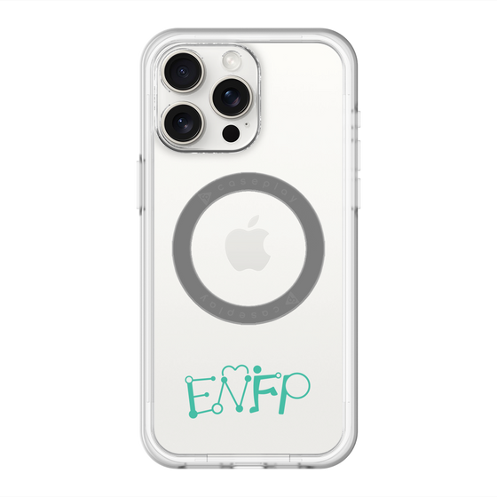 スリムプロテクションプレミアムケース with MagSafe［ オリジナル - ENFP 運動家 - アルファベット ］
