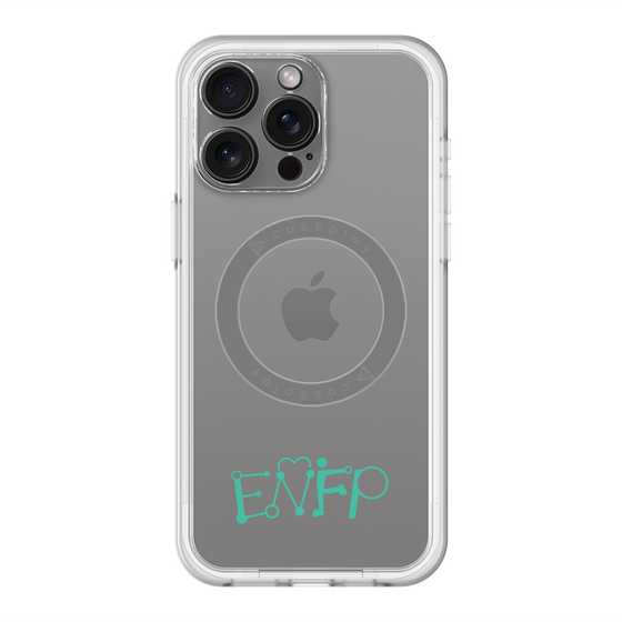 スリムプロテクションプレミアムケース with MagSafe［ オリジナル - ENFP 運動家 - アルファベット ］
