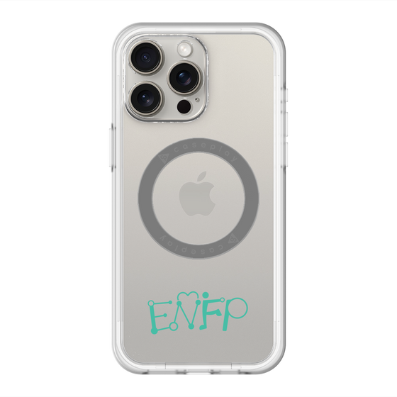 スリムプロテクションプレミアムケース with MagSafe［ オリジナル - ENFP 運動家 - アルファベット ］