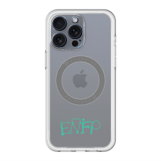 スリムプロテクションプレミアムケース with MagSafe［ オリジナル - ENFP 運動家 - アルファベット ］