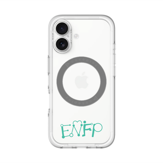 スリムプロテクションプレミアムケース with MagSafe［ オリジナル - ENFP 運動家 - アルファベット ］