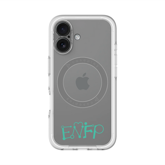 スリムプロテクションプレミアムケース with MagSafe［ オリジナル - ENFP 運動家 - アルファベット ］