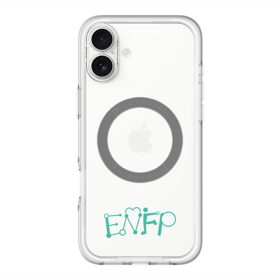 スリムプロテクションプレミアムケース with MagSafe［ オリジナル - ENFP 運動家 - アルファベット ］