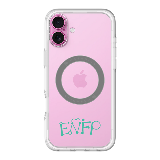 スリムプロテクションプレミアムケース with MagSafe［ オリジナル - ENFP 運動家 - アルファベット ］