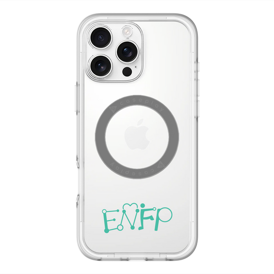 スリムプロテクションプレミアムケース with MagSafe［ オリジナル - ENFP 運動家 - アルファベット ］