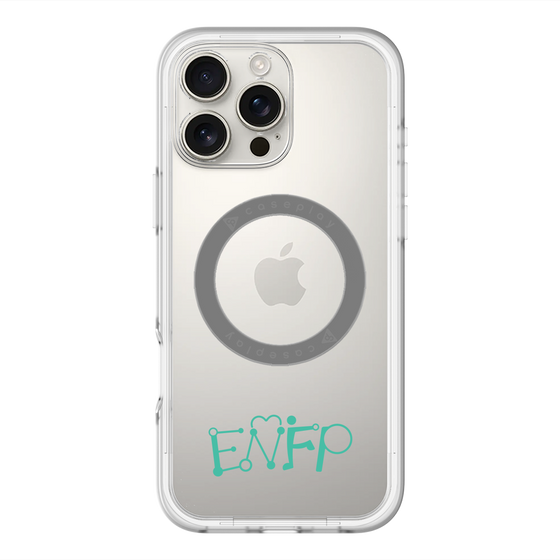 スリムプロテクションプレミアムケース with MagSafe［ オリジナル - ENFP 運動家 - アルファベット ］