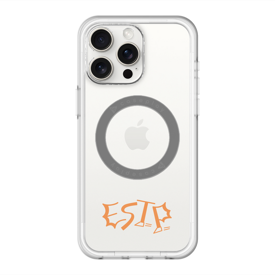 スリムプロテクションプレミアムケース with MagSafe［ オリジナル - ESTP 起業家 - アルファベット ］