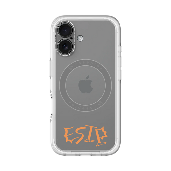 スリムプロテクションプレミアムケース with MagSafe［ オリジナル - ESTP 起業家 - アルファベット ］