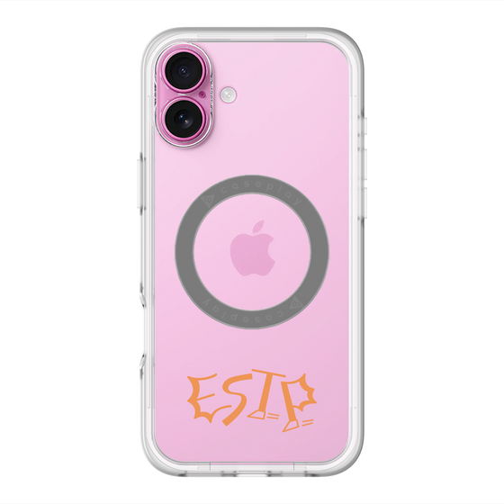 スリムプロテクションプレミアムケース with MagSafe［ オリジナル - ESTP 起業家 - アルファベット ］
