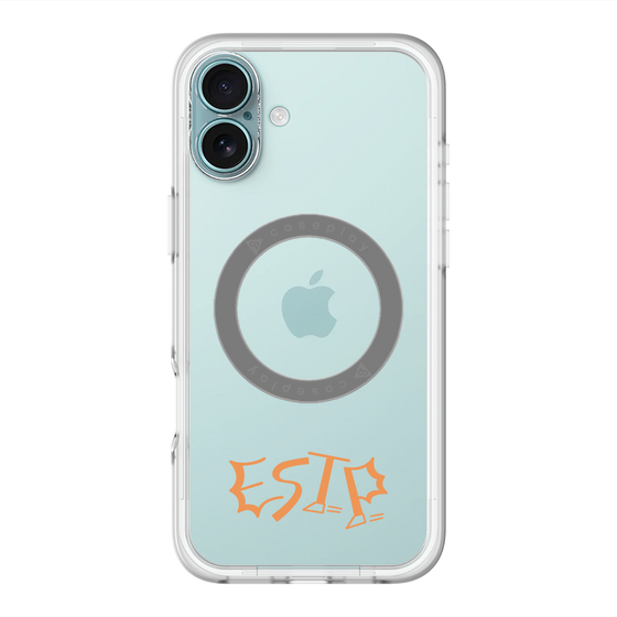 スリムプロテクションプレミアムケース with MagSafe［ オリジナル - ESTP 起業家 - アルファベット ］