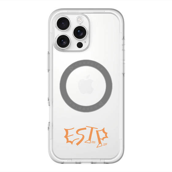 スリムプロテクションプレミアムケース with MagSafe［ オリジナル - ESTP 起業家 - アルファベット ］