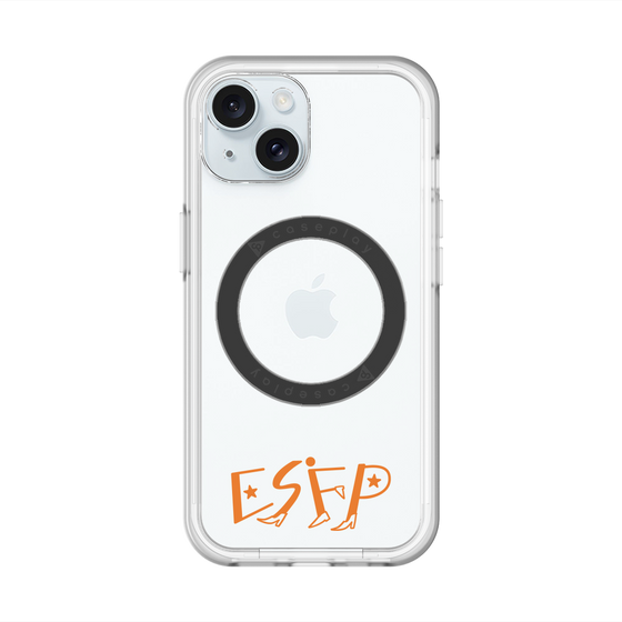スリムプロテクションプレミアムケース with MagSafe［ オリジナル - ESFP エンターテイナー - アルファベット ］