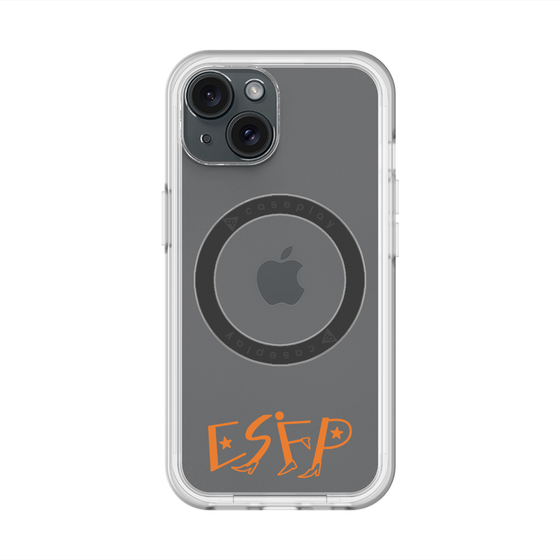 スリムプロテクションプレミアムケース with MagSafe［ オリジナル - ESFP エンターテイナー - アルファベット ］