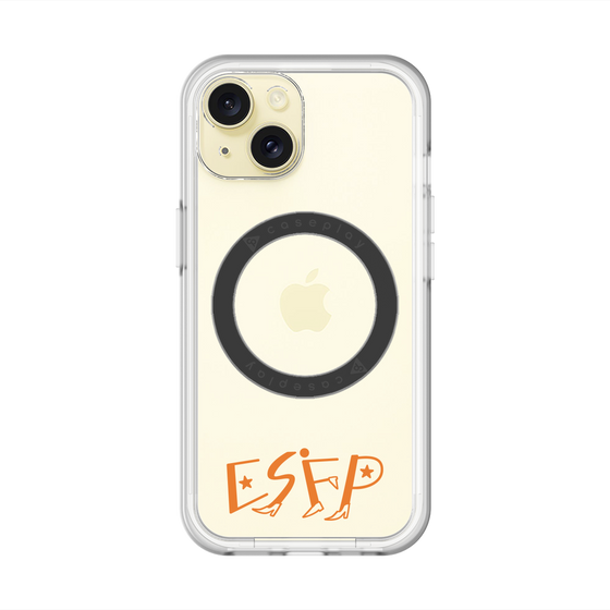 スリムプロテクションプレミアムケース with MagSafe［ オリジナル - ESFP エンターテイナー - アルファベット ］