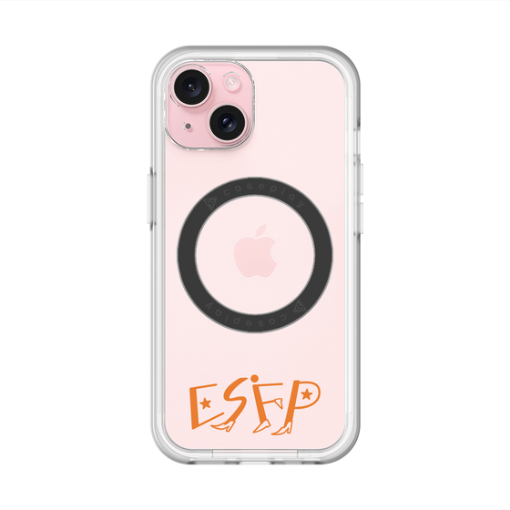 スリムプロテクションプレミアムケース with MagSafe［ オリジナル - ESFP エンターテイナー - アルファベット ］