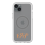 スリムプロテクションプレミアムケース with MagSafe［ オリジナル - ESFP エンターテイナー - アルファベット ］