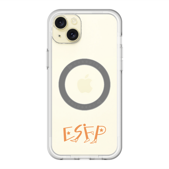 スリムプロテクションプレミアムケース with MagSafe［ オリジナル - ESFP エンターテイナー - アルファベット ］