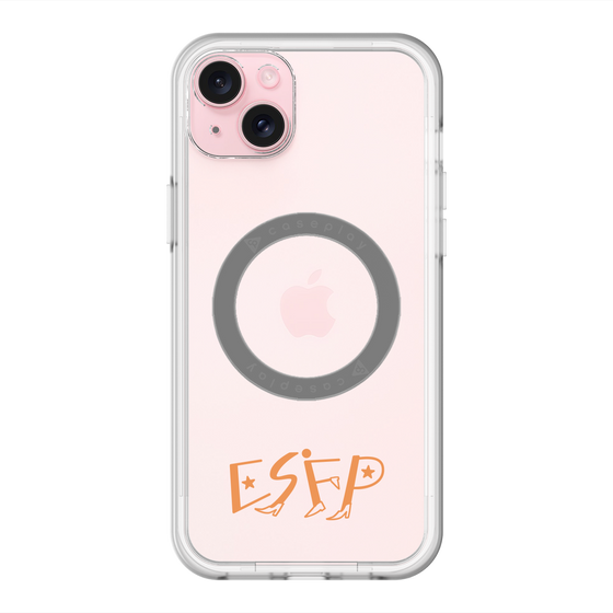 スリムプロテクションプレミアムケース with MagSafe［ オリジナル - ESFP エンターテイナー - アルファベット ］