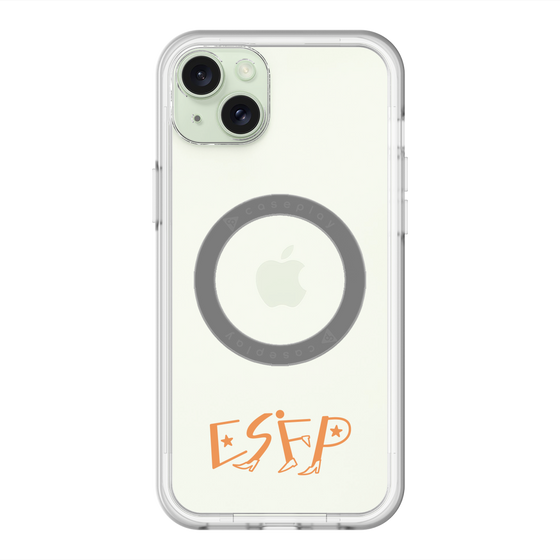 スリムプロテクションプレミアムケース with MagSafe［ オリジナル - ESFP エンターテイナー - アルファベット ］