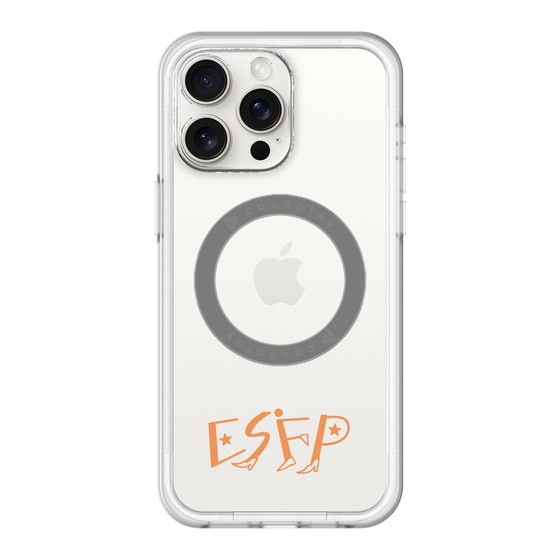 スリムプロテクションプレミアムケース with MagSafe［ オリジナル - ESFP エンターテイナー - アルファベット ］