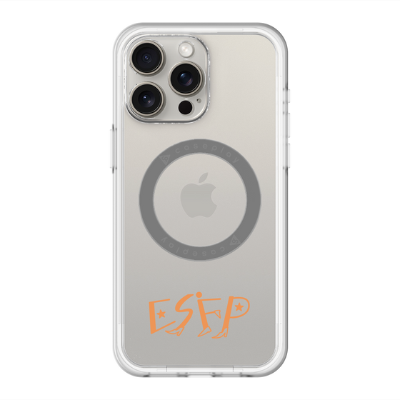 スリムプロテクションプレミアムケース with MagSafe［ オリジナル - ESFP エンターテイナー - アルファベット ］