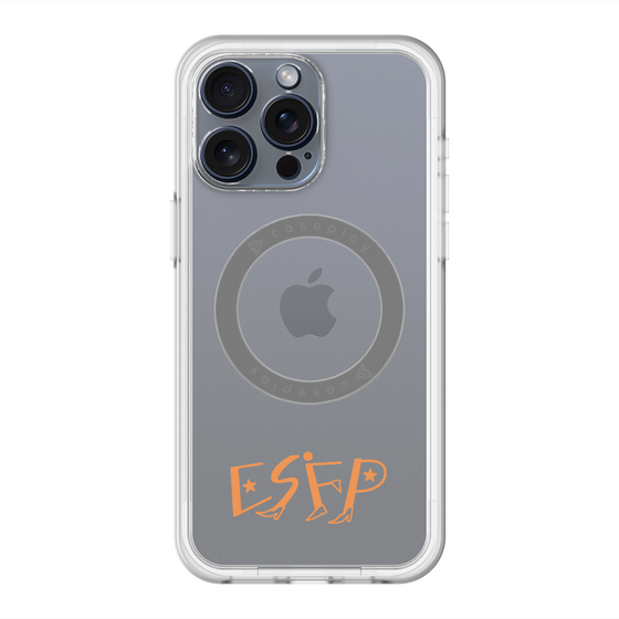 スリムプロテクションプレミアムケース with MagSafe［ オリジナル - ESFP エンターテイナー - アルファベット ］