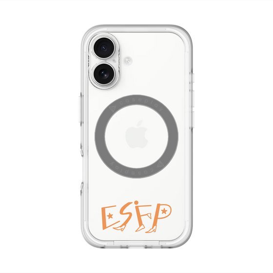 スリムプロテクションプレミアムケース with MagSafe［ オリジナル - ESFP エンターテイナー - アルファベット ］