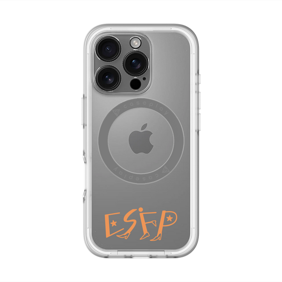スリムプロテクションプレミアムケース with MagSafe［ オリジナル - ESFP エンターテイナー - アルファベット ］