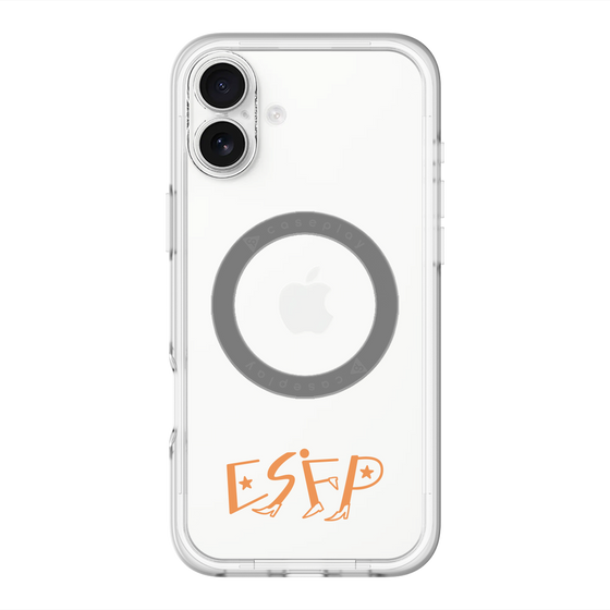 スリムプロテクションプレミアムケース with MagSafe［ オリジナル - ESFP エンターテイナー - アルファベット ］