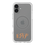 スリムプロテクションプレミアムケース with MagSafe［ オリジナル - ESFP エンターテイナー - アルファベット ］