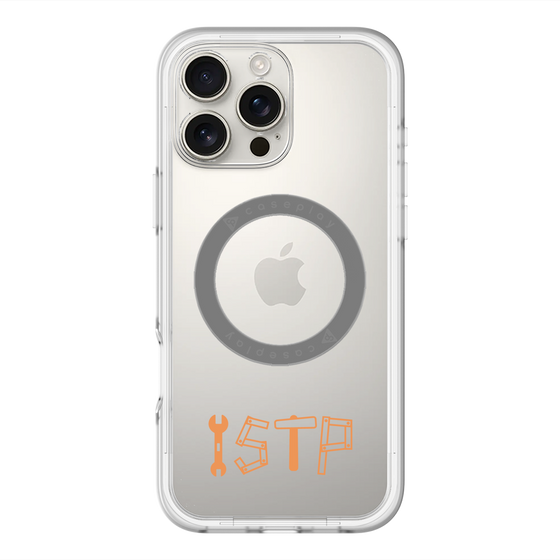 スリムプロテクションプレミアムケース with MagSafe［ オリジナル - ISTP 巨匠 - アルファベット ］