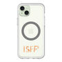 スリムプロテクションプレミアムケース with MagSafe［ オリジナル - ISFP 冒険家 - アルファベット ］