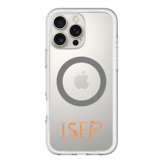 スリムプロテクションプレミアムケース with MagSafe［ オリジナル - ISFP 冒険家 - アルファベット ］