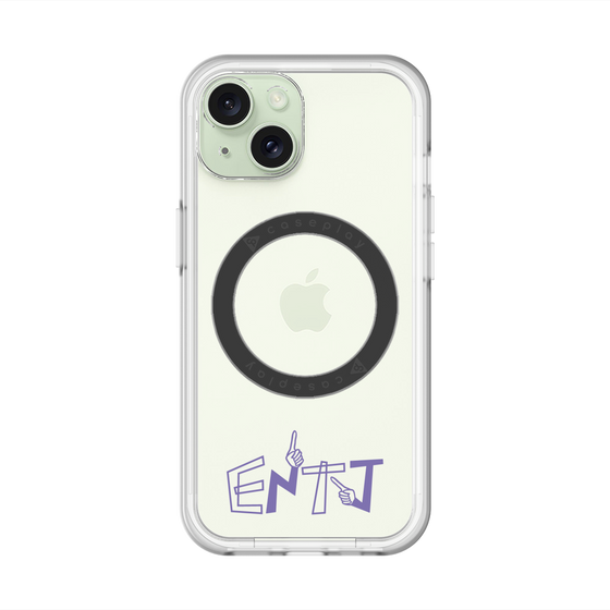 スリムプロテクションプレミアムケース with MagSafe［ オリジナル - ENTJ 指揮官 - アルファベット ］