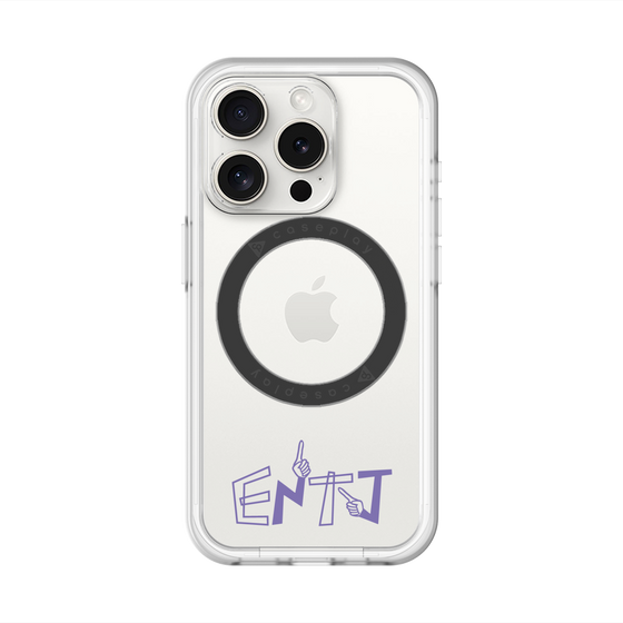 スリムプロテクションプレミアムケース with MagSafe［ オリジナル - ENTJ 指揮官 - アルファベット ］