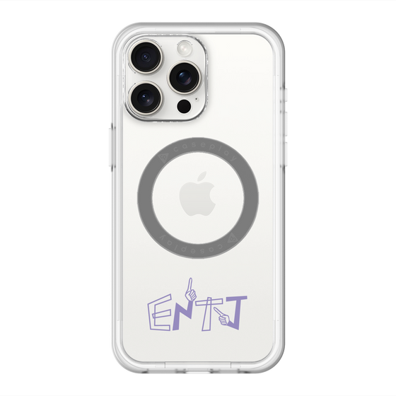 スリムプロテクションプレミアムケース with MagSafe［ オリジナル - ENTJ 指揮官 - アルファベット ］