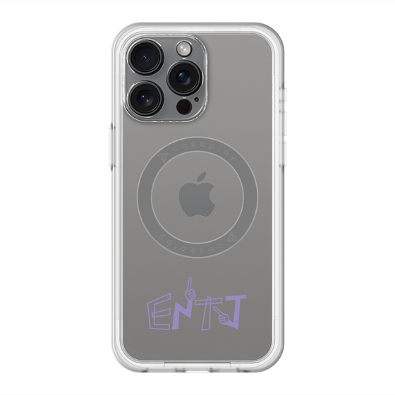スリムプロテクションプレミアムケース with MagSafe［ オリジナル - ENTJ 指揮官 - アルファベット ］