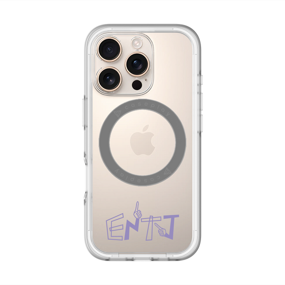 スリムプロテクションプレミアムケース with MagSafe［ オリジナル - ENTJ 指揮官 - アルファベット ］