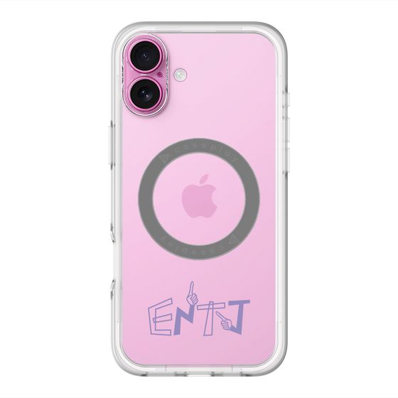 スリムプロテクションプレミアムケース with MagSafe［ オリジナル - ENTJ 指揮官 - アルファベット ］