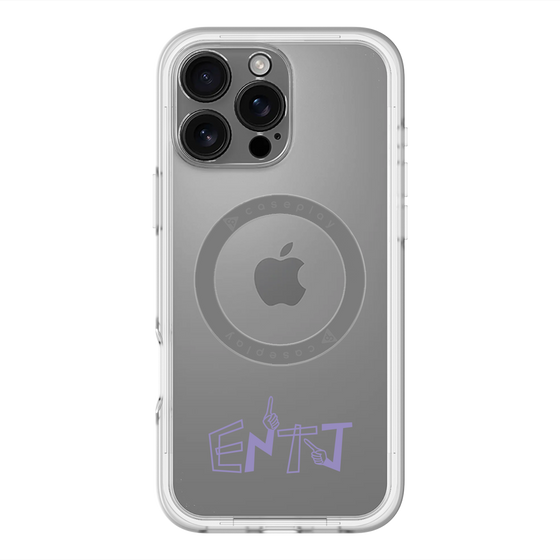 スリムプロテクションプレミアムケース with MagSafe［ オリジナル - ENTJ 指揮官 - アルファベット ］